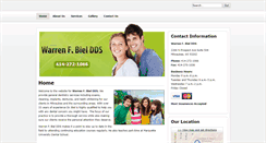 Desktop Screenshot of drwarrenbiel.com
